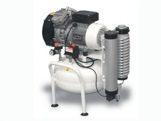 1.5HP 25L Oil-Free Dental Air Compressor Clean Air Class Zero Certified