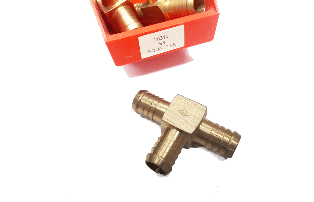 Brass Fitting 5/8 EQUAL TEE | PN: 20310