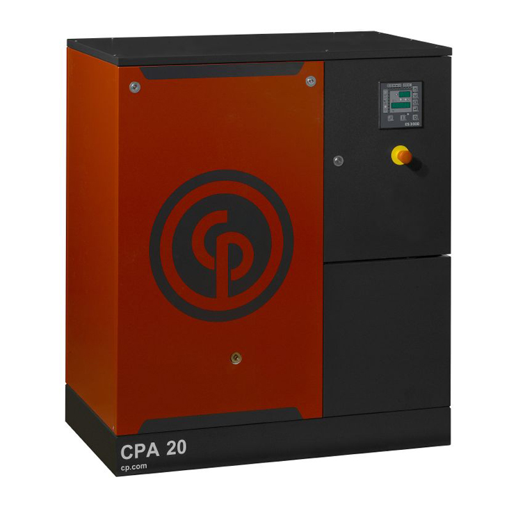 Chicago Pneumatic CPA 10 Oil Injected Screw Compressor with 270L Receiver + Dryer (8 bar version)