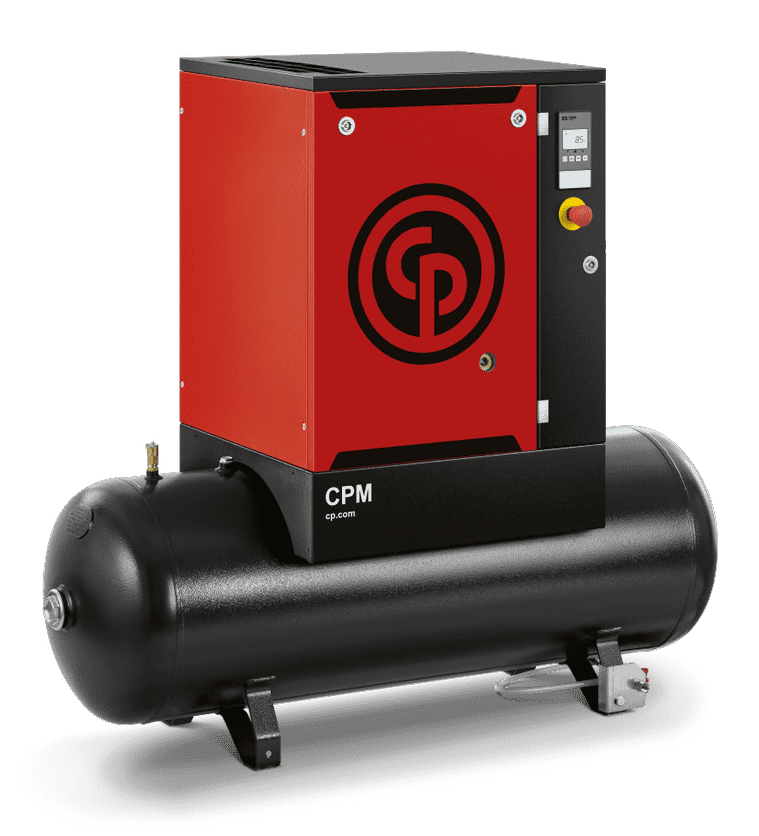 Chicago Pneumatic CPM 5.5 Oil Injected Screw Compressor with 200L Receiver