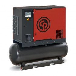 Chicago Pneumatic CPVSd 10 Oil Injected VSD Driven Screw Compressor with 270 L Receiver + Dryer