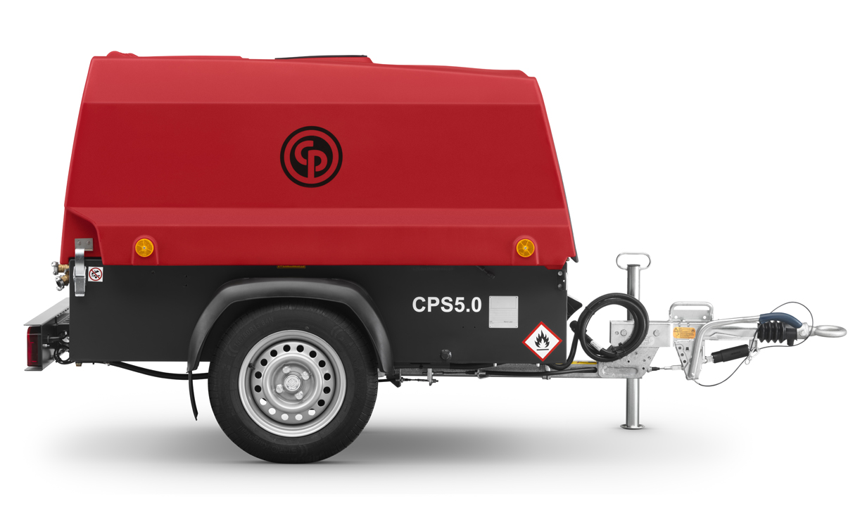 Chicago Pneumatic Portable Diesel Compressor CPS 5.0 RED ROCK