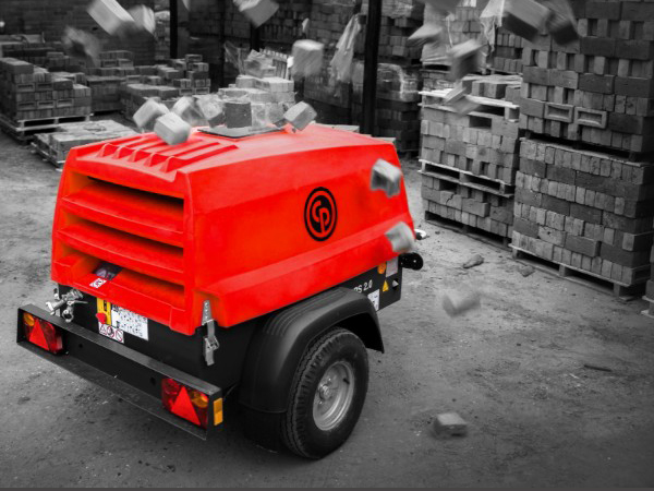 Chicago Pneumatic Portable Diesel Compressor CPS 5.0 RED ROCK