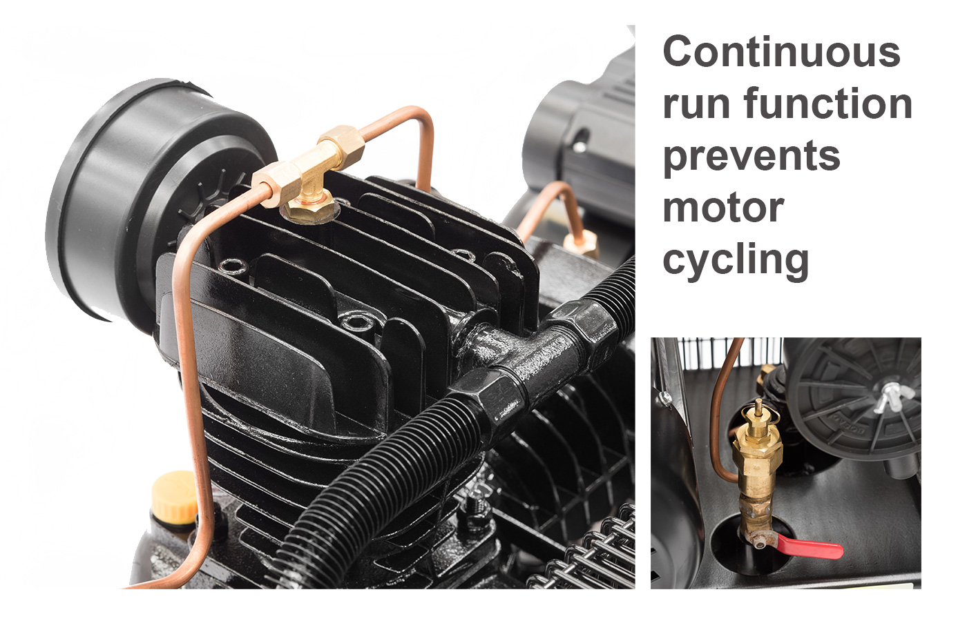 3HP 50L Belt Drive Cast Iron Piston Air Compressor SF302HD