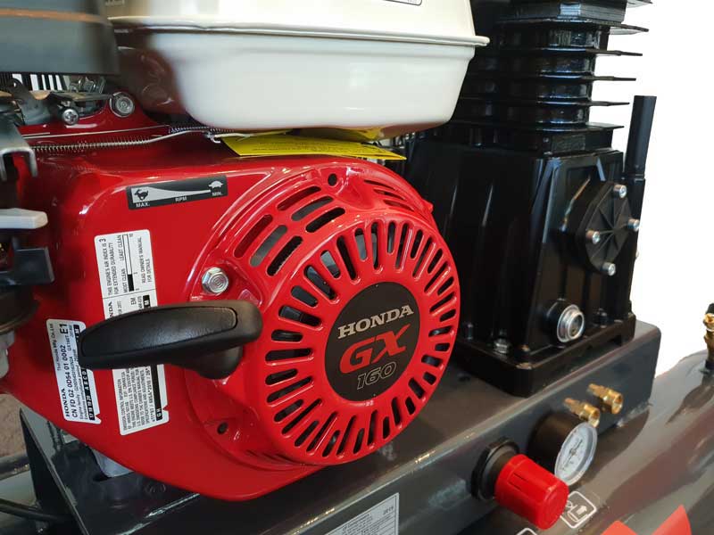 5.5HP 30L Twin Tank Petrol Air Compressor (12.4 cfm, 10 bar) CPBA-55E