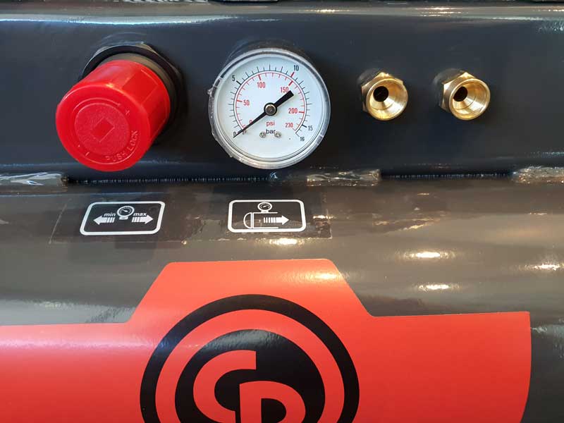 5.5HP 30L Twin Tank Petrol Air Compressor (12.4 cfm, 10 bar) CPBA-55E