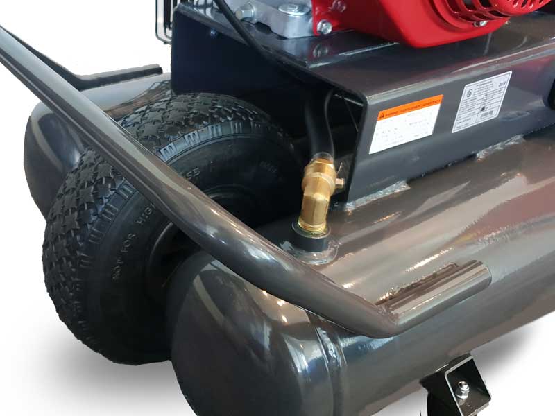 5.5HP 30L Twin Tank Petrol Air Compressor (12.4 cfm, 10 bar) CPBA-55E