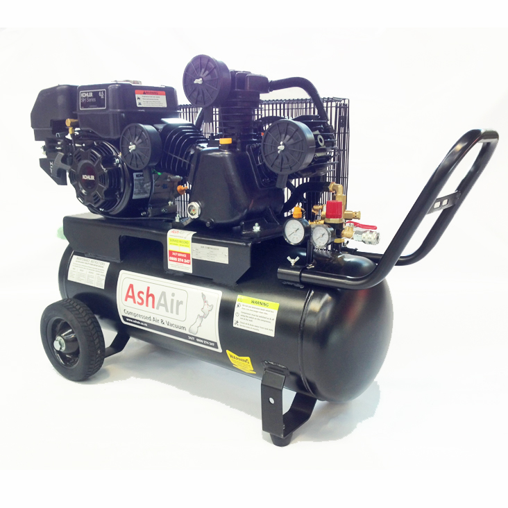 6.5HP 50L Cast Iron Petrol Air Compressor SF302 KOHLER