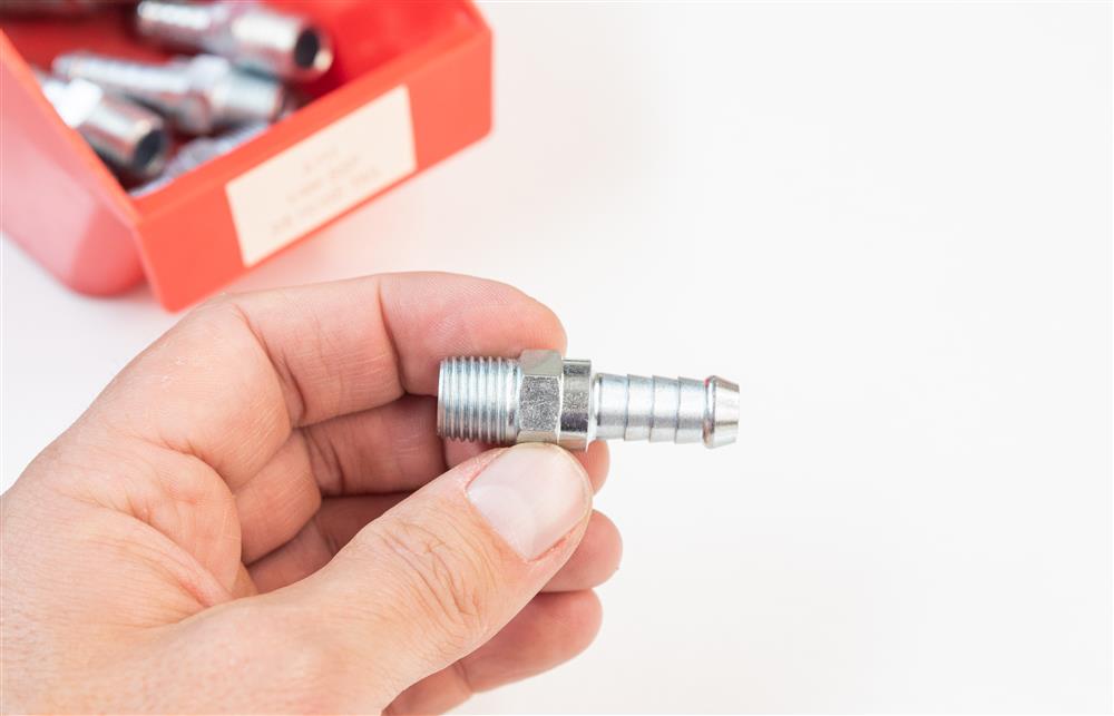 Fitting 1/4 M BSP 3/8 HOSE TAIL | PN: A111