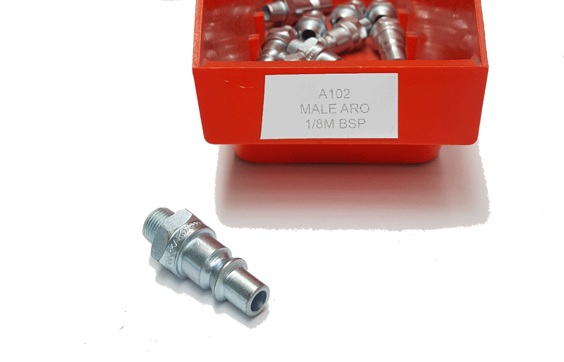 Fitting MALE ARO 1/8 BSP | PN: A102