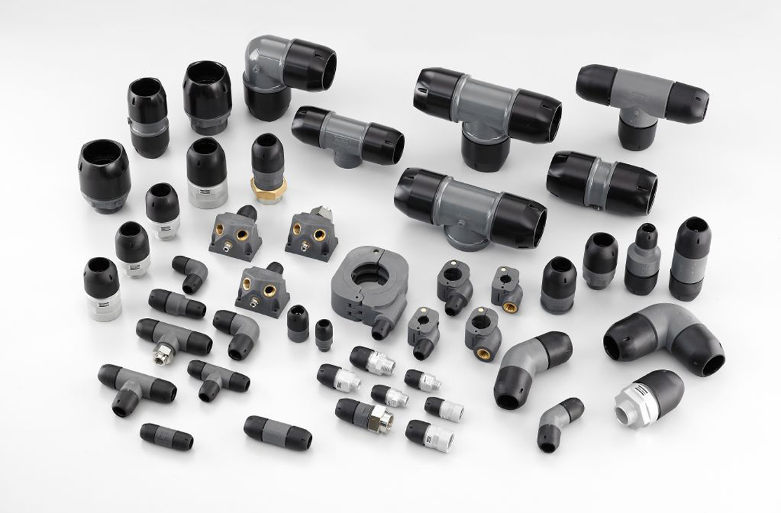 AIRnet Aluminium Piping System: Designed to Perform! AIRnet saves you 70% on installation time vs. traditional piping systems
