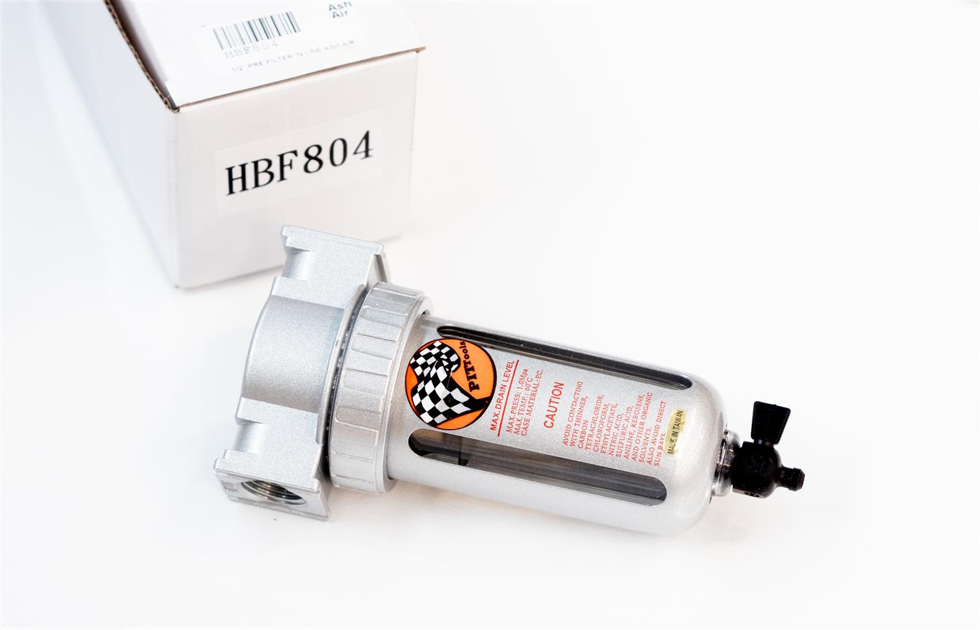 PIT Tools HBF804 1/2" BSP Inline Pre-Filter | PN: HBF804