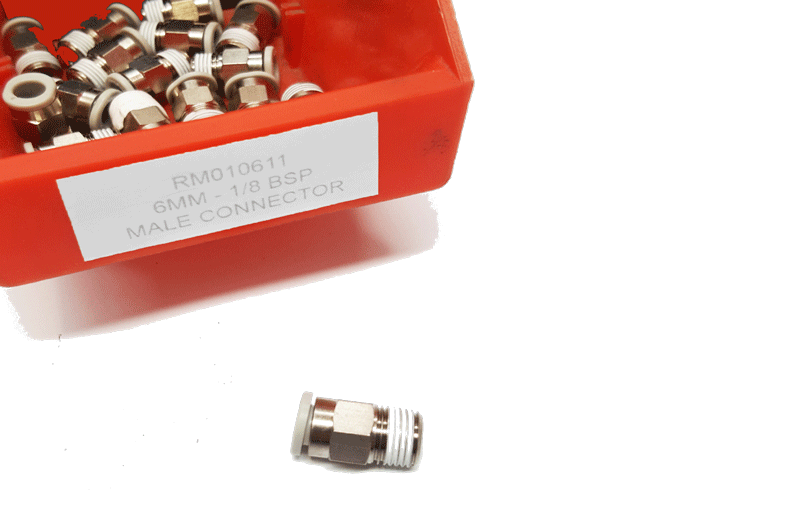 Push In Fitting RM010611 6MM 1/8 BSP MALE CONNECTOR | PN: KQ2H06-01NS