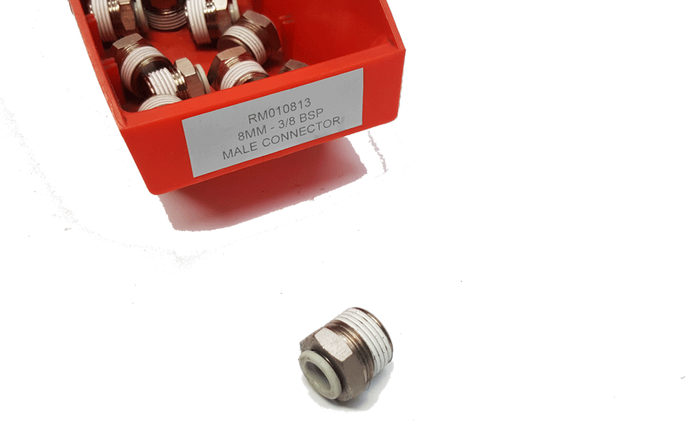 Push In Fitting RM010813 8MM 3/8 BSP MALE CONNECTOR | PN: KQ2H08-03NS