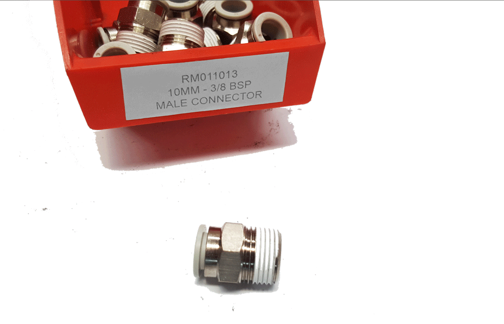 Push In Fitting RM011013 10MM 3/8 BSP MALE CONNECTOR | PN: KQ2H10-03NS