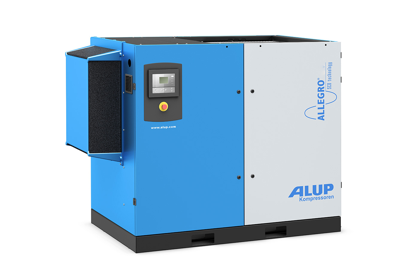 ALUP ALLEGRO 76 Oil Injected Screw Compressor with Variable Speed Drive
