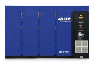 ALUP Oil-Free Variable Speed Drive Compressor - 75 - 220 HP range - Class Zero