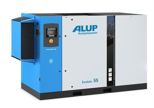 ALUP Evoluto 45 Screw Compressor with Variable Speed Drive! Our most innovative and energy efficient compressor to date