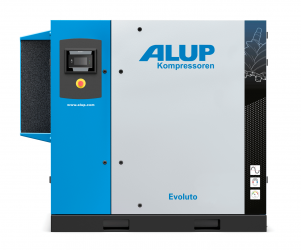 ALUP Evoluto 45 Screw Compressor with Variable Speed Drive! Our most innovative and energy efficient compressor to date