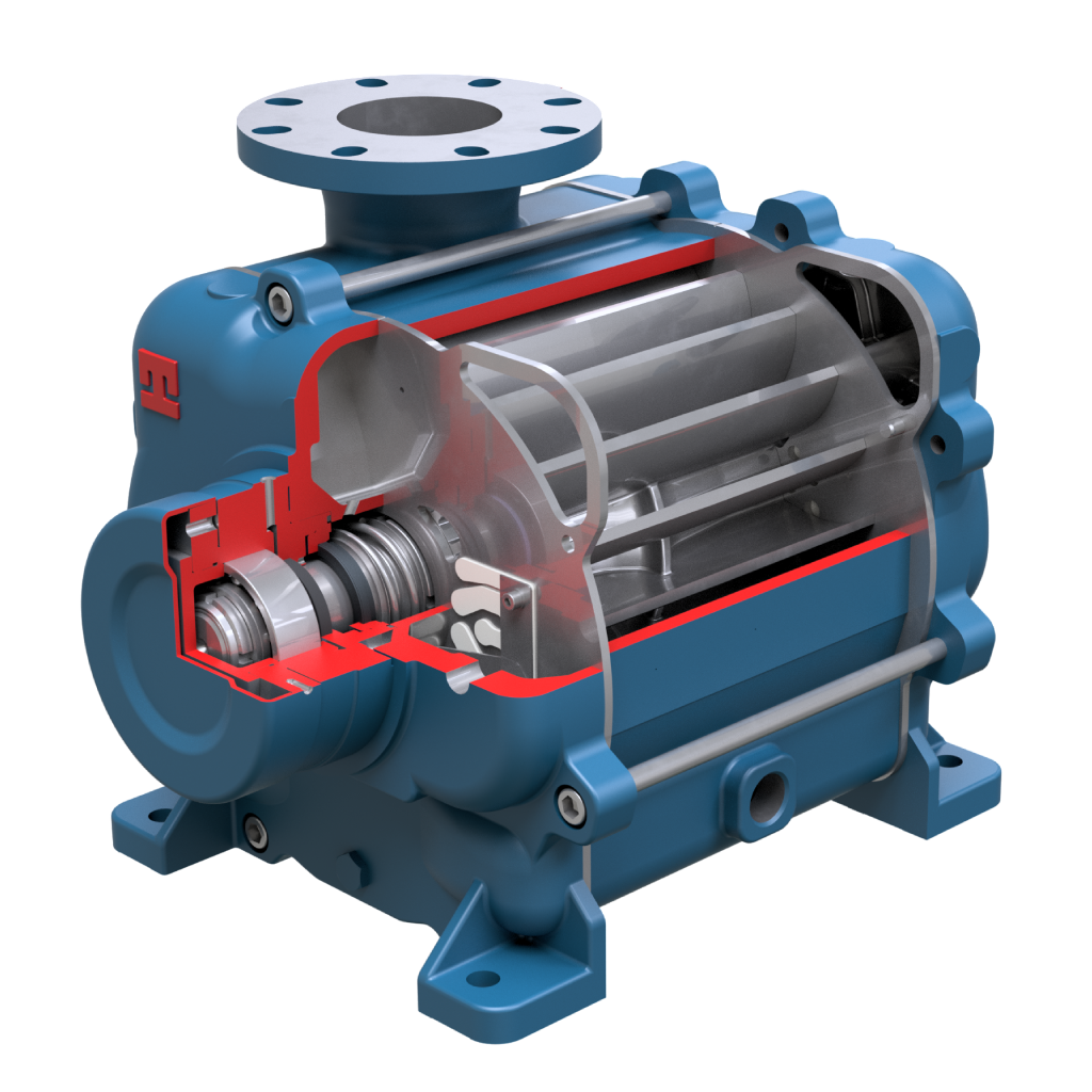 Pompetravaini TRV Single Stage Liquid Ring Pumps | 2000 m3/h, 33 mbar
