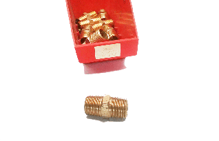 Brass Fitting 1/2 BSPT HEX NIPPLE | PN: 332508