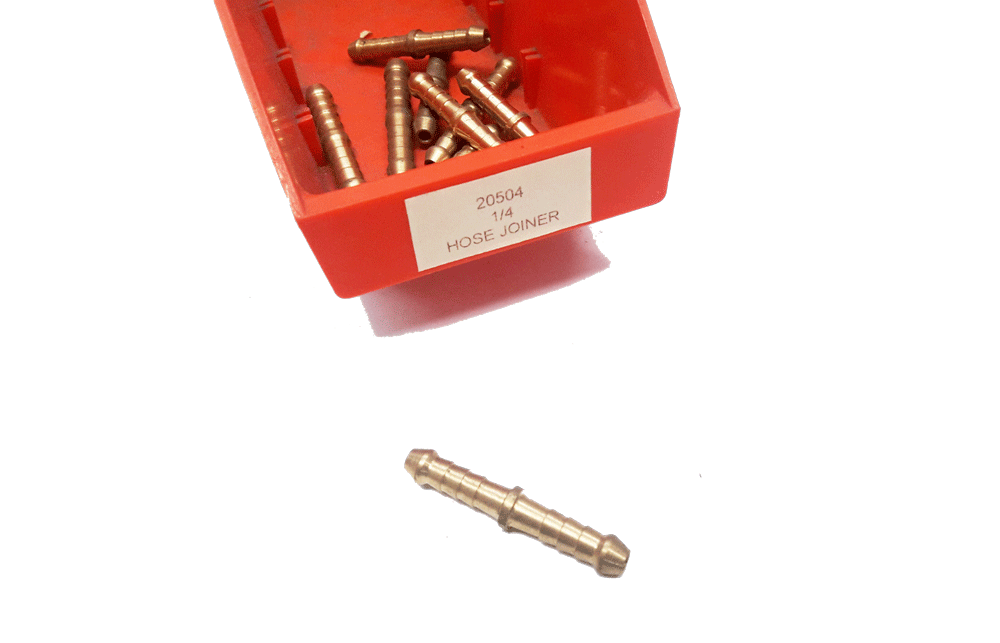 Brass Fitting 1/4 HOSE JOINER | PN: 20504