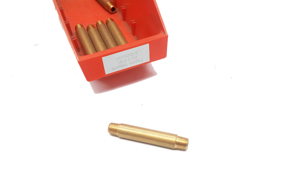 Brass Fitting 1/8 X 2.1/2 BARREL NIPPLE | PN: 33270202.5