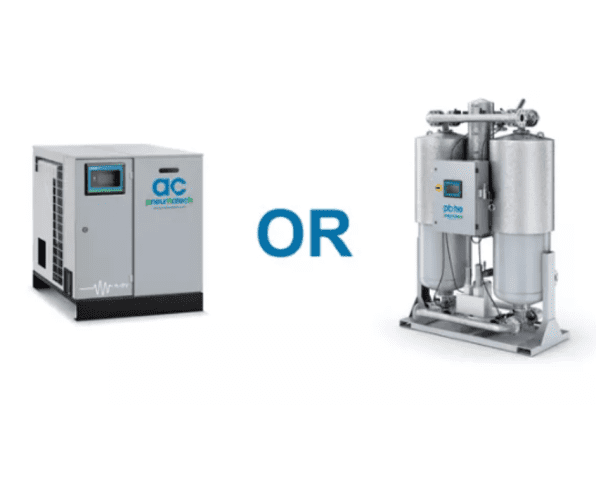 Selecting the right compressed air dryer