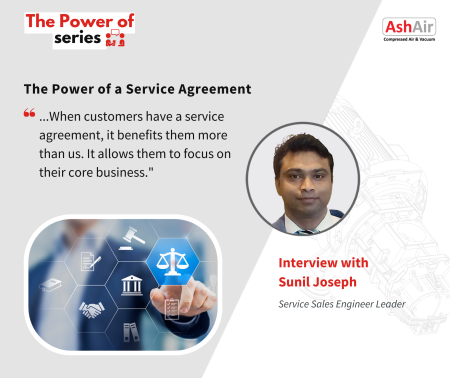 The Power of a Service Agreement for your Compressed Air System with Sunil Joseph  | The Power Of Series