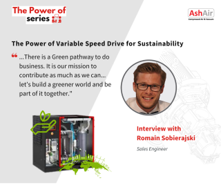Variable Speed Drive Compressors - Helping You Become More Sustainable, with Romain Sobierajski | The Power Of Series