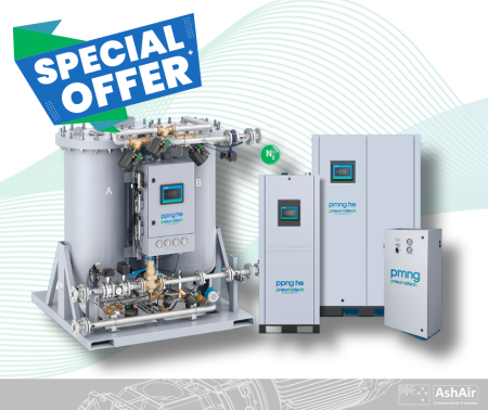 Start producing your own NItrogen with Ash Air! Special Offer