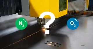 Choosing the right assist gas in laser cutting: nitrogen or oxygen